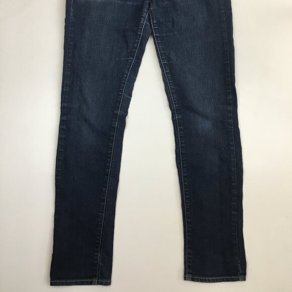 PAIGE Premium Denim Medium/Dark Wash PEG 5 Pocket Skinny Jeans - Picture 6 of 15